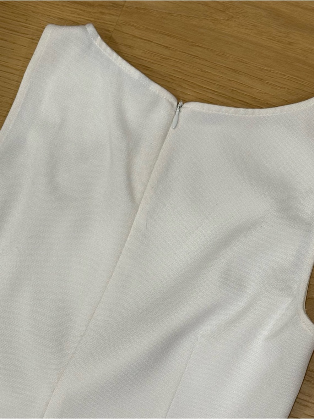 Zara Basic White Sleeveless Draped Women's Top - XS - Picture 5 of 8